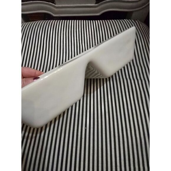 Magenta Rae Dunn Artisan Ice Cream Cones Divided Food Dish Mint Chocolate Strawb - Picture 4 of 16